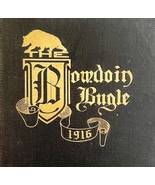 Bowdoin Bugle 1916 Maine Yearbook Volume 70 Lewiston Antique HC #2 HBS - $234.38 CAD