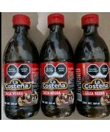 3X La Costena Black Salsa ( Salsa Negra ) 3 Bottles 360g Each - Free Shi... - $23.75