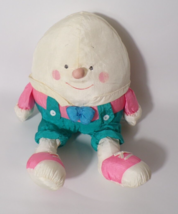 Vintage Department 56 Humpty Dumpty Nylon Stuffed Animal 15&quot; Egg - $14.84