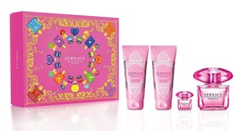 Versace Bright Crystal Absolu by Versace, 4 Piece Gift Set for Women - £92.56 GBP