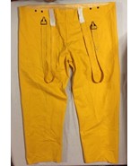 ORANGE 2XL XXL WET RAIN SUIT PANTS BOTTOMS ADJUSTABLE ELASTIC SUSPENDERS... - $352.96 MXN