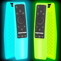2 Pack Remote Case Glow In The Dark Compatible With Samsung Smart Tv Remote Cont - £12.64 GBP