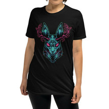 Elliz Clothing&#39;s Jackalope Horned Rabbit Unisex Graphic T-Shirt - $23.50+