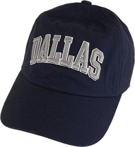 Dallas City Name Buckle Back Adjustable Cotton Baseball Cap (Navy/Gray S... - $19.95