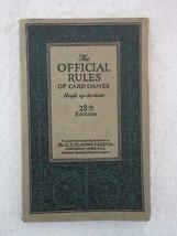 The Official Rules Of Card Games Hoyle Up-To-Date 1924 Us Playing Card Co., Oh [ - £61.52 GBP