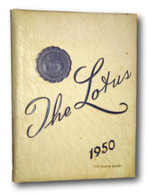 Rare  The Lotus 1950 Yearbook, Peace Junior College For Women Raleigh, North Car - £46.99 GBP
