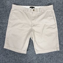 Banana Republic Aiden Shorts Mens 37 Beige Flat Front 9.5&quot; inseam Mid Rise Adult - £11.56 GBP