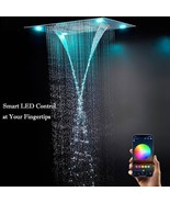 Cascada 23&quot;x31&quot; Rainfall Shower Head WiFi &amp; Alexa Integration Remote LED... - $33,869.27 MXN+