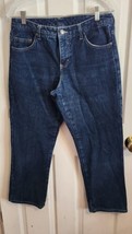 Dickies Womens Jeans 8R Flannel Lined Denim Straight Leg Pockets Outdoor... - $19.95