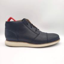 COLE HAAN Grand OS Chukka Boots Shoes Oxford High Top Black Men's Size 9 - £35.57 GBP