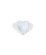 Stella &amp; Dot heart ring, mother of pearl - Size 5 - New! - £14.94 GBP