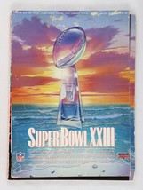 VINTAGE 1989 Super Bowl XXIII Program San Francisco 49ers Cincinnati Ben... - £11.67 GBP