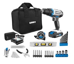 Hart 20-Volt 3/8” Drill/Driver Combo Kit + Accessories Kit - £57.95 GBP