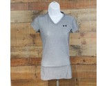 Under Armour Activewear Top Women&#39;s Size S Gray TV30 - £6.18 GBP