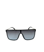 Quay Australia Nightfall Remixed Shield Sunglasses Black Gray Light Turq... - €83,92 EUR