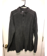 Columbia 1/4 Zip Mens XXL 2XL Gray Fleece Sweatshirt - £12.36 GBP