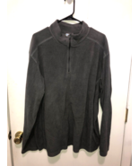 Columbia 1/4 Zip Mens XXL 2XL Gray Fleece Sweatshirt - $15.83