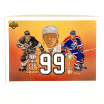 1991 Wayne Gretzky 99 Hockey NHL Trading Card #38 Upper Deck Logo Hologram - £2.58 GBP