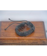 New Men’s Black Leather Wrap Tie Bracelet - $10.78 CAD