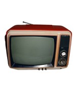 Rare Vintage 1975 GE Portable 12&quot; TV - Red, White, and Blue - Bicentennial - £184.28 GBP