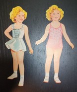 VTG 1958 Shirley Temple Paper Dolls Authorized Edition Saalfield 4435 DO... - $22.28