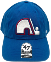 Quebec Nordiques 47&#39; Brand Franchise Fitted Cap Hat Blue XL NWT - $16.00