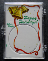 1 Edgar Marcus Silver Eagle Snaplock Case Coin Holder 2X3 Bells Happy Ho... - $7.95