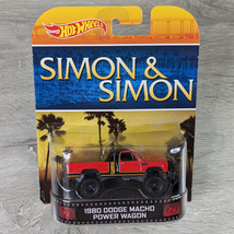 Hot Wheels Retro Entertainment - Simon &amp; Simon &#39;80 Dodge Macho Power Wagon - New - £26.30 GBP