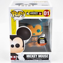 Funko Pop! Mickey Mouse True Original 90 Years Yellow &amp; Red Orange Exclu... - £9.46 GBP