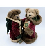 Boyds Bears Lot/2 S.C.&amp; MRS. NORTHSTAR #917303/-03 1999 Santa with Stands - $74.43 CAD