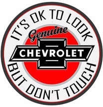 Chevrolet- Don&#39;t Touch Metal Sign - $96.86 CAD
