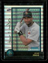 Vintage 1998 Topps Bowman Chrome Refractor Baseball Card #89 Juan Melo Padres - £9.86 GBP