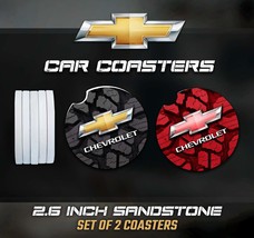 Chevy Car Coasters, Chevy Accessories, Chevy Gifts - $10.00