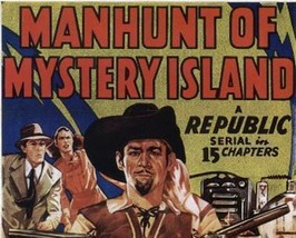 Manhunt Of Mystery Island, 15 Chapter Serial - £15.71 GBP