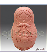 3D Silicone Soap / Candle Mold - Russian Nesting Doll with eggs - $45.00