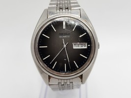 RARE,UNIQUE Men&#39;s Vintage 1986 Watch SEIKO &quot;SQ&quot; 4336-8089 New Battery 34mm - £57.41 GBP