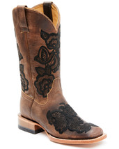 Shyanne Women&#39;s Mabel Broad Square Toe Western Boots - £132.61 GBP