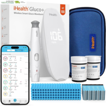 Ihealth Gluco+ Wireless Smart Blood Glucose Monitor Kit with Free App, 1... - $1,250.18 MXN