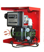 16GPM 110v Electric Oil Fuel Diesel Gas Transfer Pump W/ Mechanical Mete... - $252.69 CAD