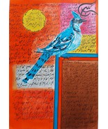 Surah Yaseen with Blue Bird on frame - $370.00