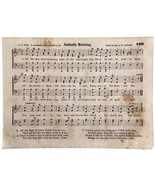 1865 Sabbath Morning Victorian Sheet Music Small Page Rare Happy Voices ... - $33.94 CAD