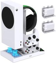 Xbox Series S Headphone Mount, Dual Charger Dock Accessories With 2 X 1400Mah - £51.49 GBP