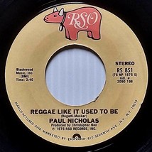Paul Nicholas - Reggae Like It Used to Be / Heat of the Night [7&quot; 45 rpm Single] - £1.82 GBP