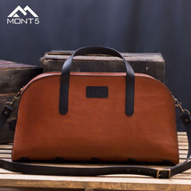 LE Reimagined Hipster Leather Duffel Bag - £165.18 GBP