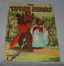 The Three Bears, Large Illustration 1951 Whitman Soft Cover Book - $8.95
