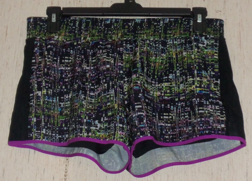 EXCELLENT WOMENS FABLETICS FULLY LINED RUNNING SHORTS   SIZE L - $23.33