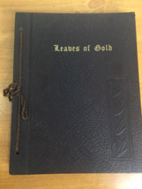 1958 Prayer &amp; Inspirational Quotes Book -- LEAVES OF GOLD - Memorable Phrases HC - £11.95 GBP