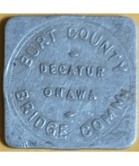 Burt County Dactor Onawa Bridge Comm Good for 25 cent in toll aluminum t... - $10.86 CAD