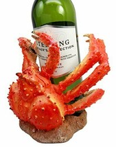 Ocean Marine Giant Spider Anthropod Crab Wine Bottle Holder Caddy Figurine - £24.68 GBP