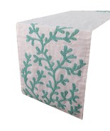 Beach Coral - Silk Ivory Decorative Table Runner - $51.98+